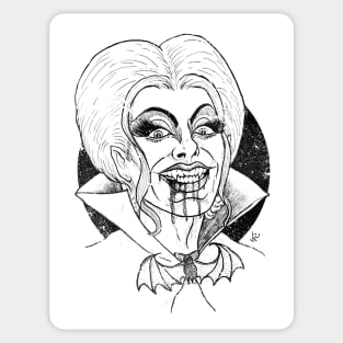 Dragula (black print) Sticker